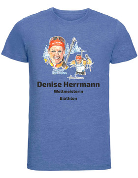 WSC Erzgebirge Oberwiesenthal Denise Herrmann Shirt blau