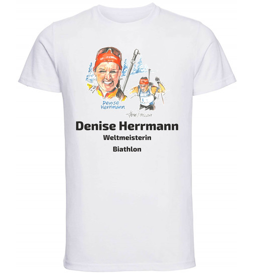 WSC Erzgebirge Oberwiesenthal Denise Herrmann Shirt weiss